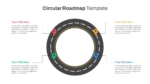 PowerPoint Circular Road Map Template