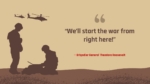 World War Quote Presentation Template