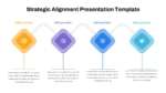 Diamond Process Flow Strategic Alignment Template for PowerPoint & Google Slides