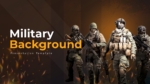 Editable Military Background For PowerPoint Presentation
