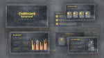 Free Chalkboard PowerPoint Template Mock Up