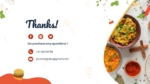 Free Food Theme Thank You Presentation Template