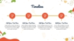 Free Food Theme Timeline Template For PowerPoint
