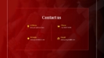 Free PowerPoint Contact Us Template