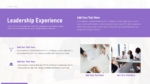 Leadership Experience PPT Presentation Template
