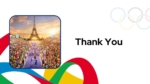 Olympic Theme Free PowerPoint Thank You Template
