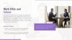 Work Ethics And Values Presentation Template
