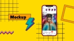 mockup 90s Vibes Instagram Planner ppt
