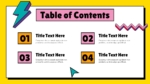 table of contents 90s Vibes Instagram Planner ppt