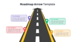 Arrow Roadmap Template PowerPoint Free Download
