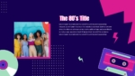 Free 80s Retro PowerPoint Presentation and Google Slides Template