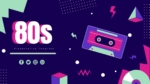 Free 80s Retro PowerPoint and Google Slides Template