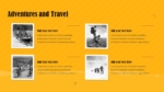 Free Adventure and Travels Memories Photo Album Powerpoint Slides