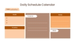 Free Daily Schedule Calendar For PowerPoint