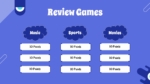 Free Funny Jeopardy Game Review PPT Template and Google Slides