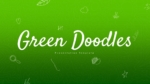 Free Green Doodle PowerPoint Template and Google Slides for Eco Friendly Business Presentation