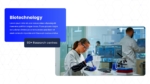Free Modern Scientific Design Biotechnology PowerPoint Template
