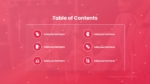 Free Table of Content Slides For Dating App PowerPoint Presentation and Google Slides