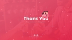 Free Thank You Slides For Dating App PowerPoint Presentation and Google Slides
