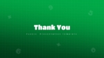 Green Theme Thank You PPT Template