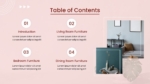 Home Décor & Furniture PowerPoint Table Of Content Template