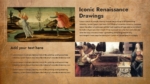 Iconic Renaissance Drawing Presentation Template For PowerPoint
