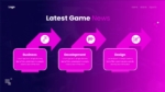 Latest Game News Presentation Template for PowerPoint