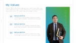 My Values Introducing Slide For PowerPoint Presentation