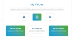 My Values PowerPoint Template for Self Introduction Presentation