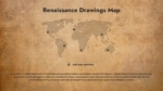 Renaissance Drawing Map PowerPoint Template