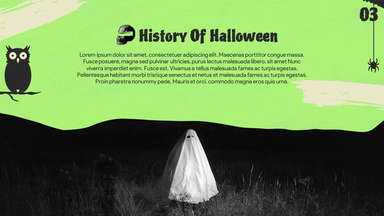 Spooky Halloween Power Point Template - SlideKit