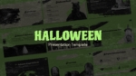 Free Spooky Halloween Theme PowerPoint Template and Google Slides Featured Image