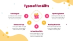 Types of Fun Gifts PowerPoint Template