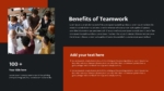 Benefits of Teamwork PowerPoint Presentation Template and Google Slides