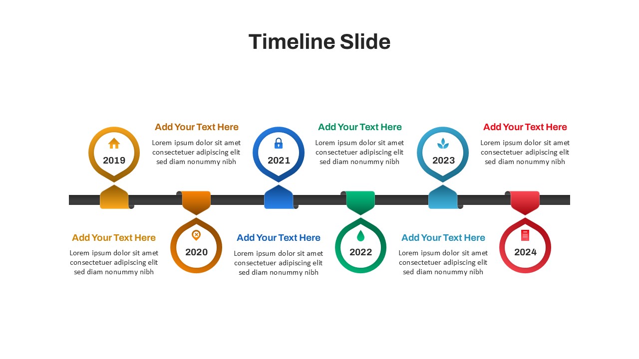 Best PPT Timeline Examples Slide Template