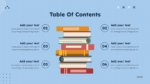 Book Report PowerPoint Table Of Content Template Free Download