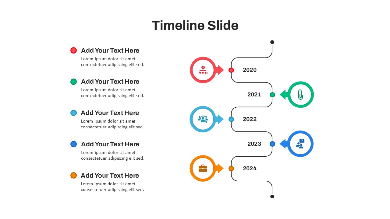 Company Time Line Template PowerPoint