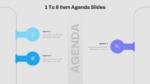 Free 1 to 8 Item Agenda Slide for PowerPoint and Google Slides