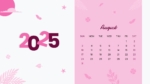 Free 2025 August Calendar Template For PowerPoint and Google Slides