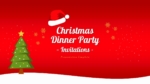 Free Christmas Dinner Party Invitation PPT Template and Google Slides