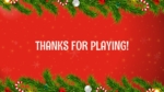 Free Christmas Family Feud Game Thank You PPT and Google Slides