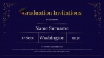 Free Graduation Ceremony Invitation PowerPoint Template
