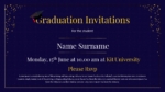 Free Graduation Invitation PowerPoint Template