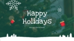 Happy Holidays christmas powerpoint theme