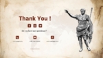 Historical Theme Thank You Presentation Template