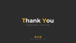 Professional Thank You PPT Template