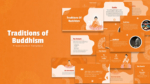 Traditions of Buddhism PowerPoint Template and Google Slides Free Download