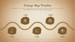 Vintage Map Timeline Template For PowerPoint and Google Slides