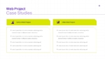 Web Project Case Studies Template For PowerPoint Template and Google Slides