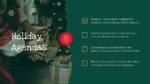 christmas themed powerpoint template Happy Holidays